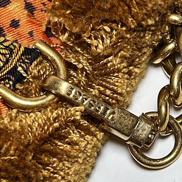 Versace Pillow Talk Silk Wild Leopard Shoulder Bag - Picture 13 of 13